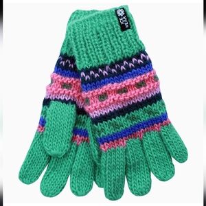 Norwear Magney Hand Knit 100% Wool Lined Gloves NEW